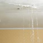 Water Damage To Ceiling From Condensation Line Leak