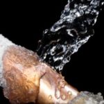 Burst pipe causing water damage in San Diego, CA